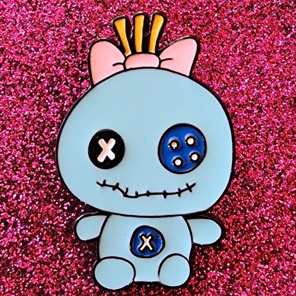 Scrump Lilo & Stitch Toy Plush Friend Character Enamel Pin
